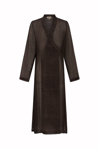 Night Noir Coat Dress