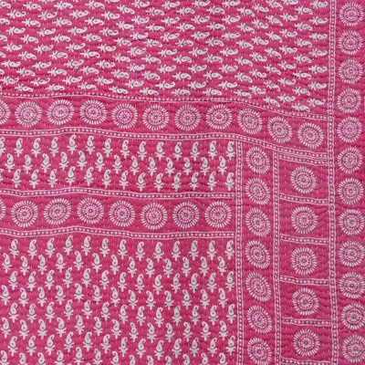Pink Flamingo throw