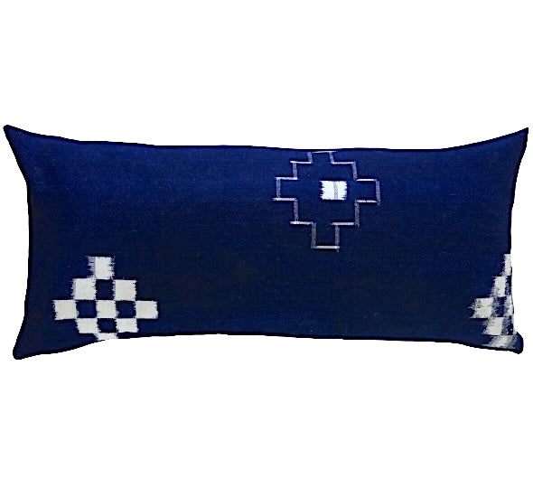 Kasuri ikat bolster
