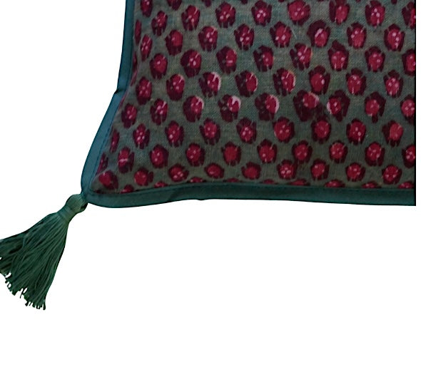 Indigo Green cushion