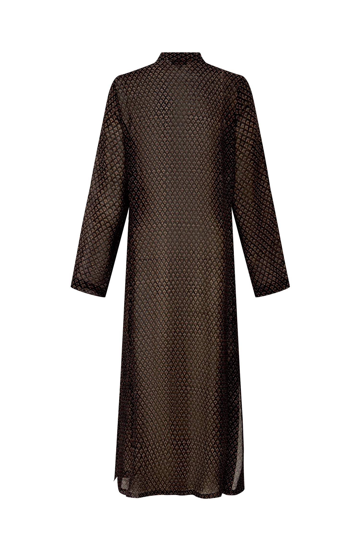 Night Noir Coat Dress
