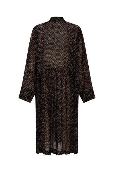 Night Noir Smock Dress