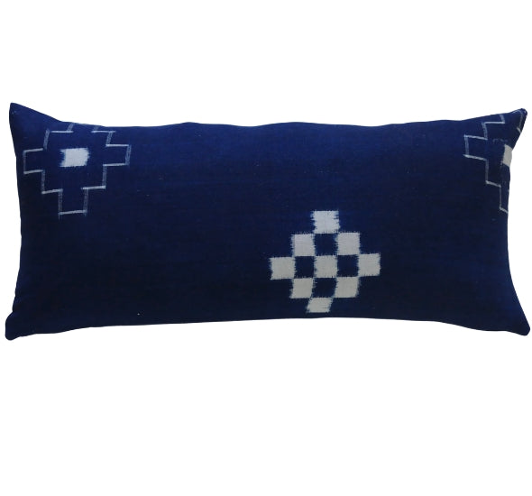 Kasuri ikat bolster