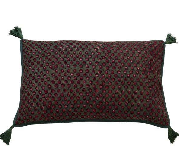 Indigo Green cushion