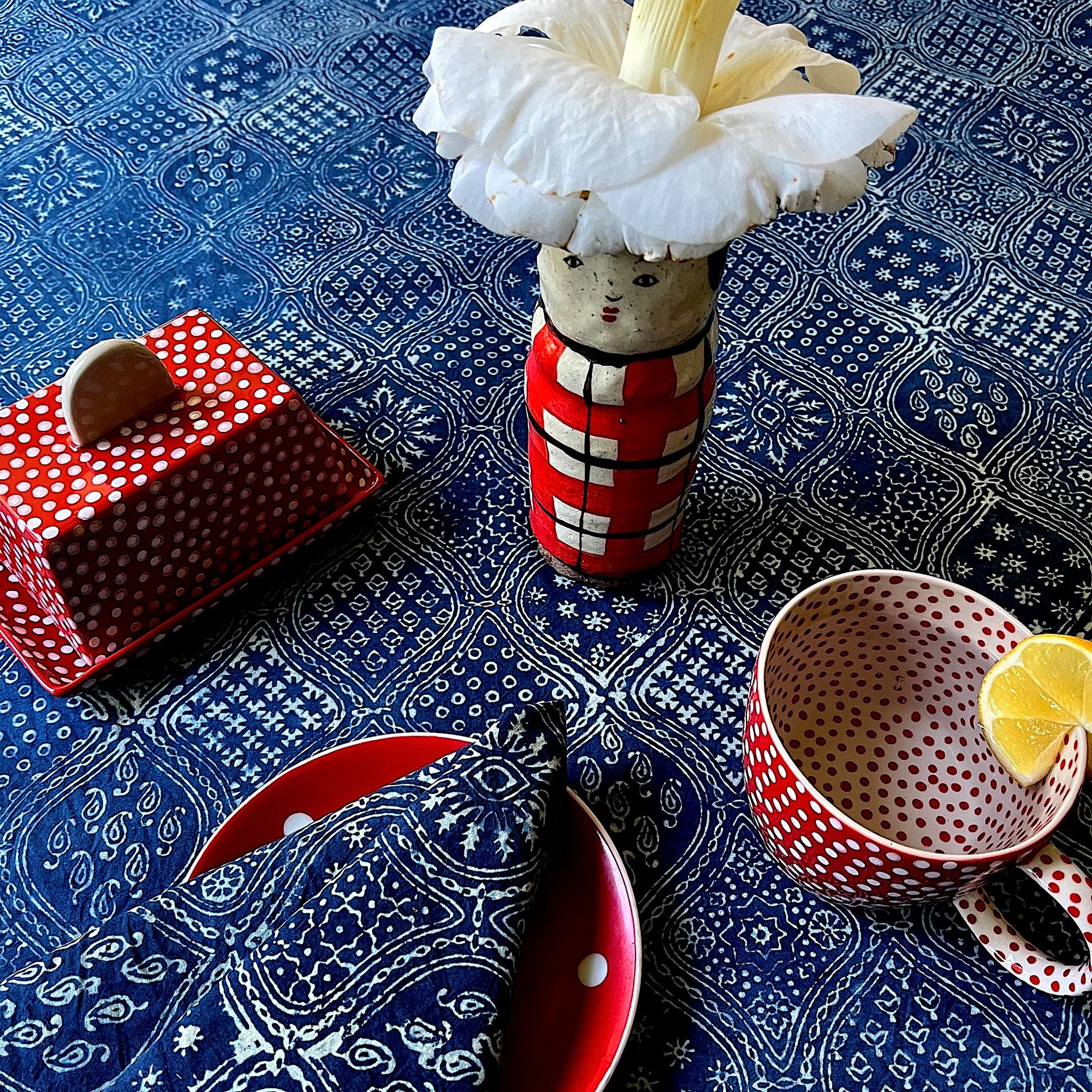 Mosaic tablecloth