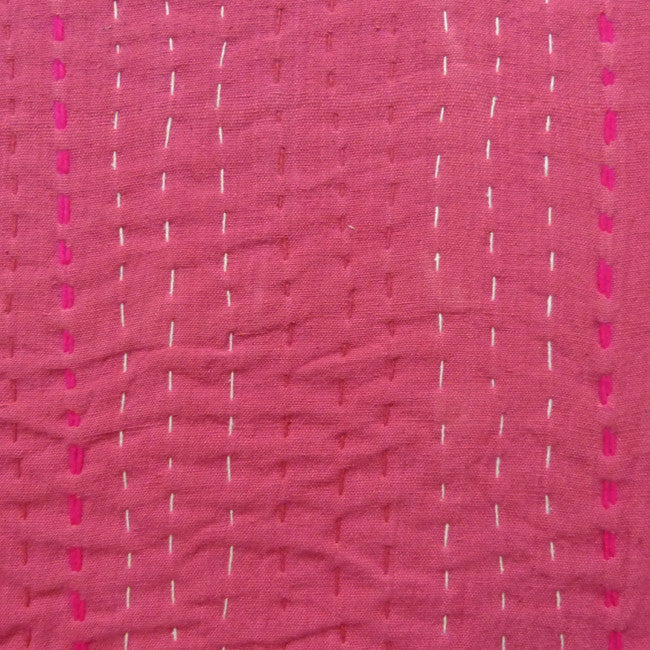 Pink Paradise Vintage Sari Quilt