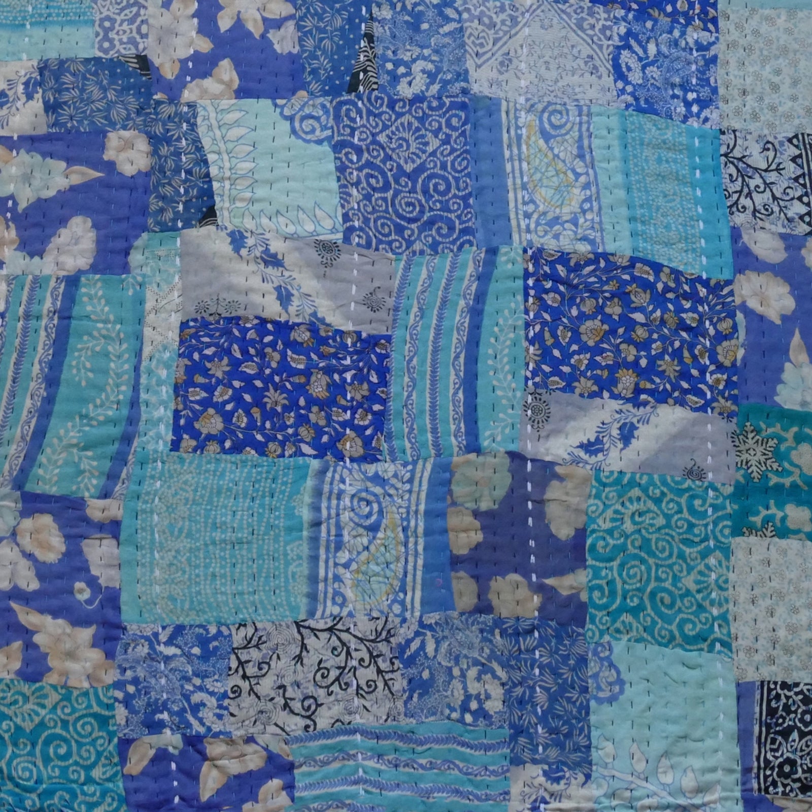 Razzle Dazzle Vintage Sari Quilt