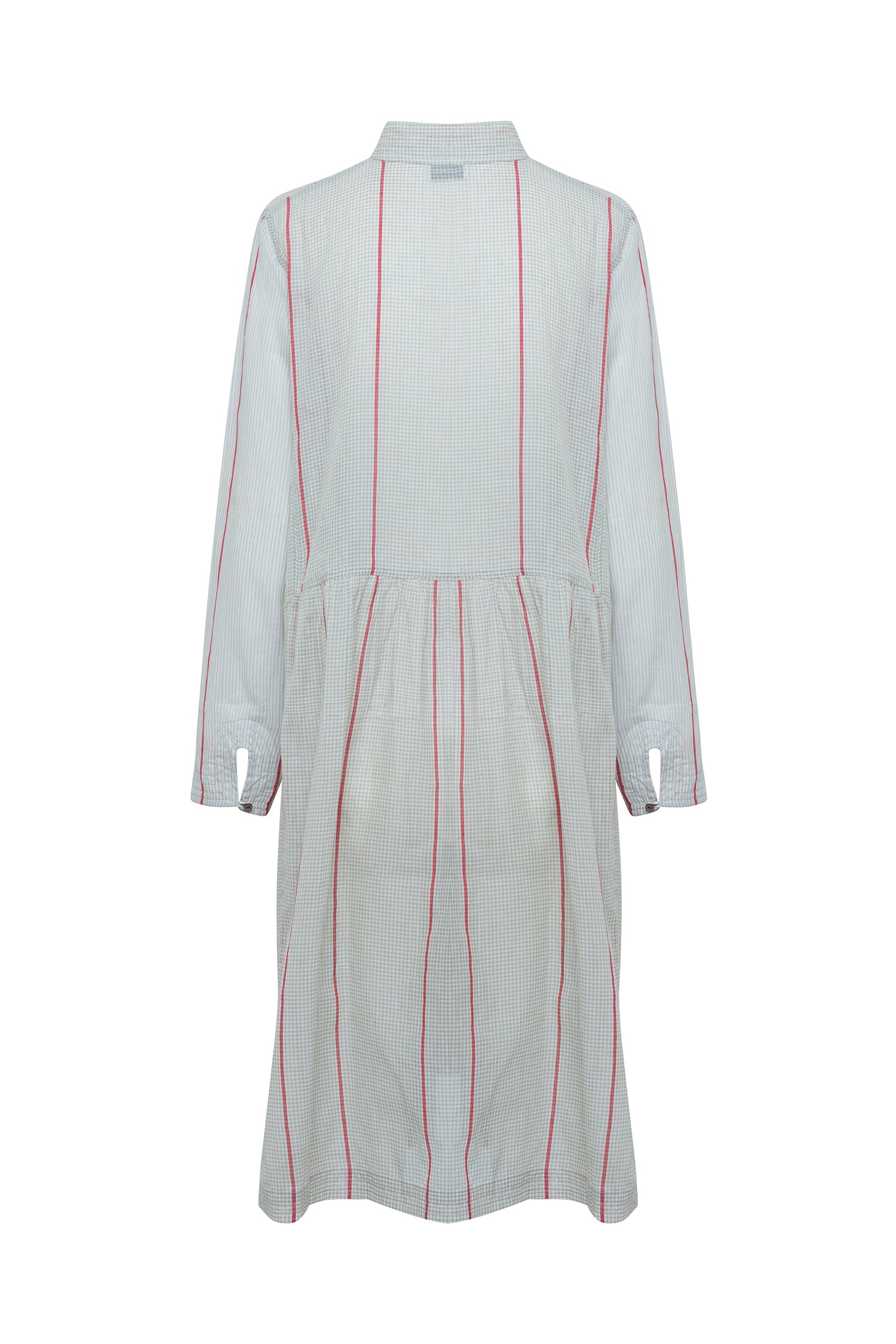 Grey/Red Smock Dress