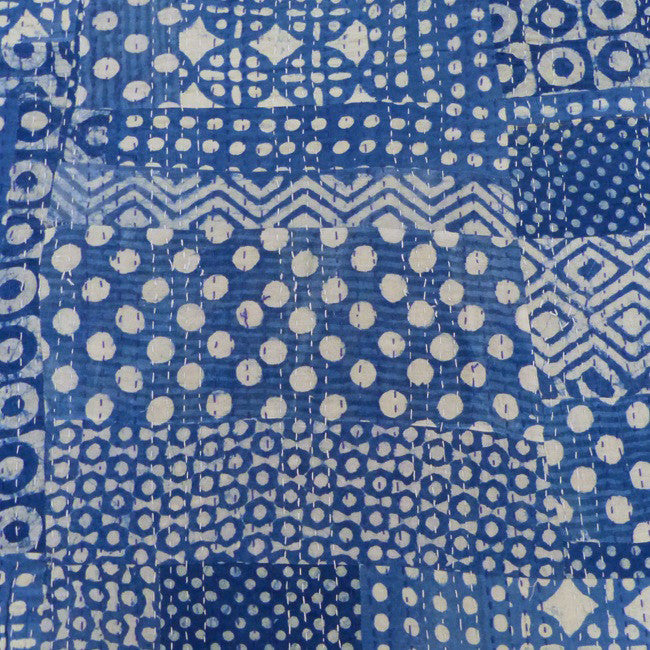 Indigo Mud Resist Dots