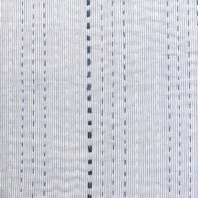 Charcoal Pinstripe quilt