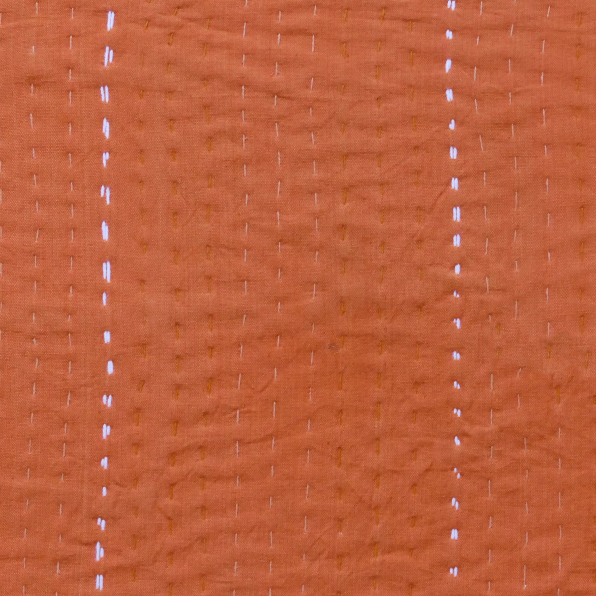 Tangerine Tango Vintage Sari Quilt