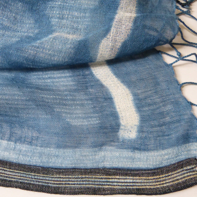 Indigo Shibori Waves